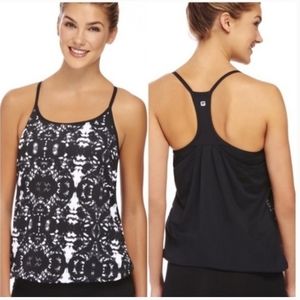 Fabletics Norwalk Built In Bra Tie Dye Tank Top